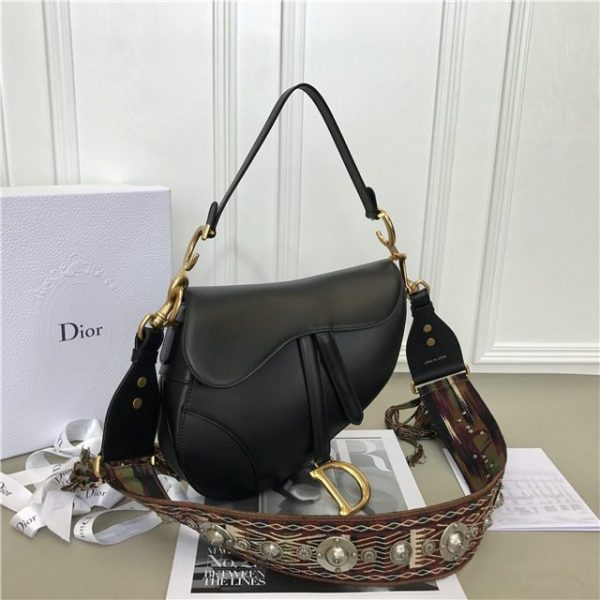 Christian Dior Saddle Bag Calfskin (Varied Colors) - Image 9