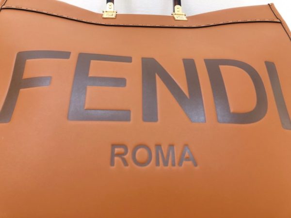 Fendi Large Sunshine Tote Tan Bag - Image 7