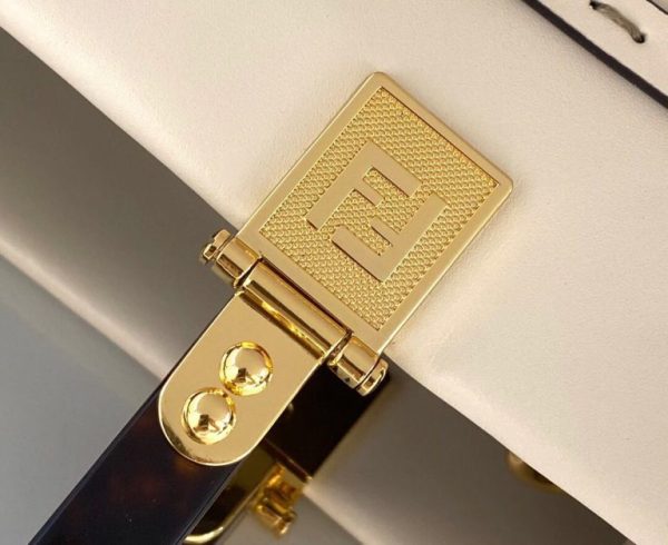 Fendi Large Sunshine Tote Ivory Bag - Image 5