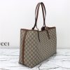 Gucci GG Emblem Large Tote Bag 815212 Brown - Image 9