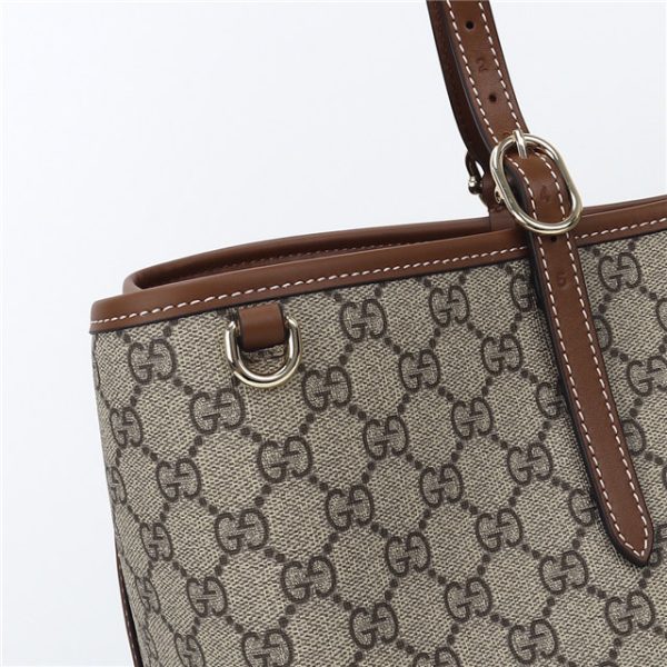 Gucci GG Emblem Large Tote Bag 815212 Brown - Image 5