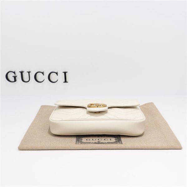 Gucci GG Marmont Mini Bag 751526 White - Image 8