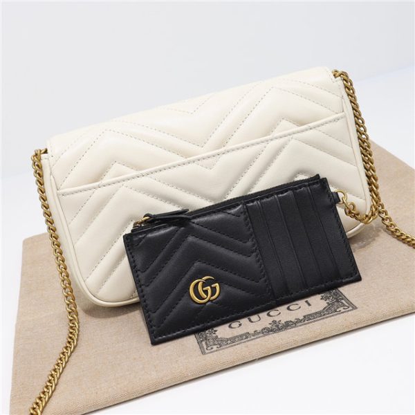 Gucci GG Marmont Mini Bag 751526 White - Image 6