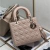 Dior Medium Lady Dior Bag M0565 Pink Patent - Image 3