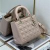 Dior Medium Lady Dior Bag M0565 Pink Patent - Image 4