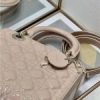 Dior Medium Lady Dior Bag M0565 Pink Patent - Image 7