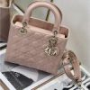 Dior Medium Lady Dior Bag M0565 Pink Patent - Image 8